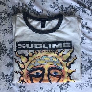 Forever 21 Large Sublime Vintage Ringer T